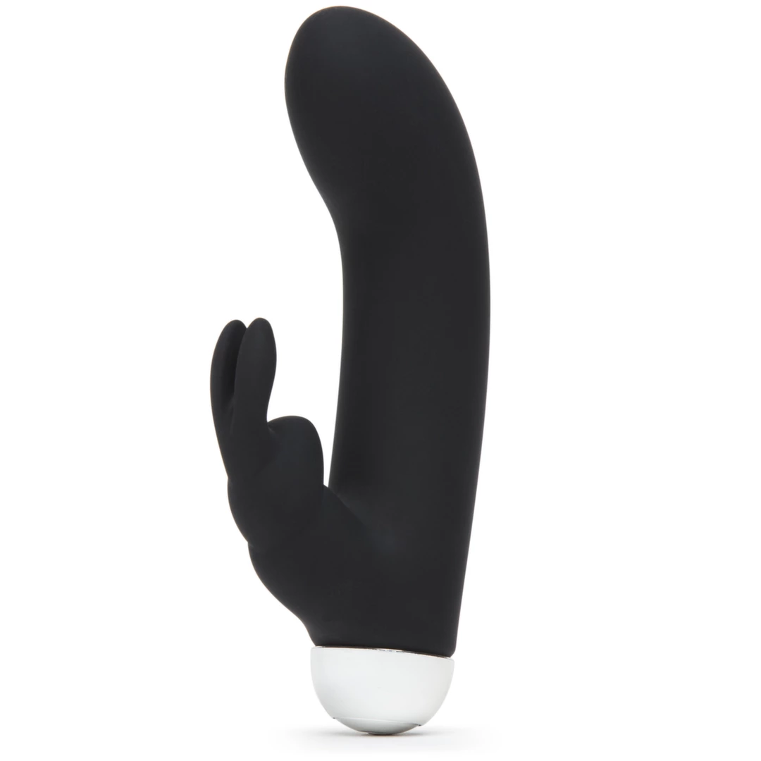 Wibrator czarny silikonowy do stymulacji punktu G i łechtaczki z 7 trybami wibracji Fifty Shades of Grey Greedy Girl Rechargeable 