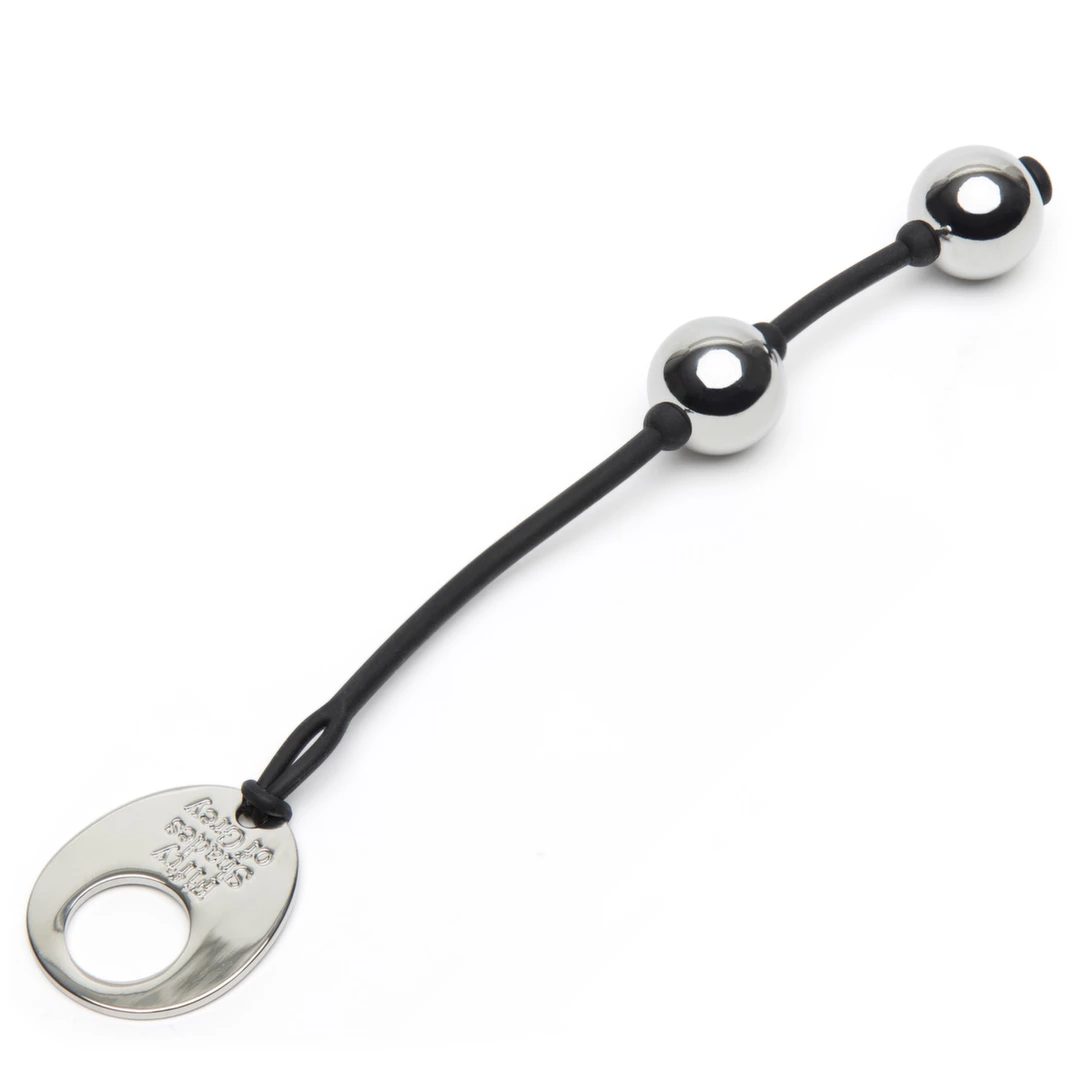 Kulki gejszy podwójne wykonane z metalu w kolorze srebrnym Fifty Shades of Grey Inner Goddess