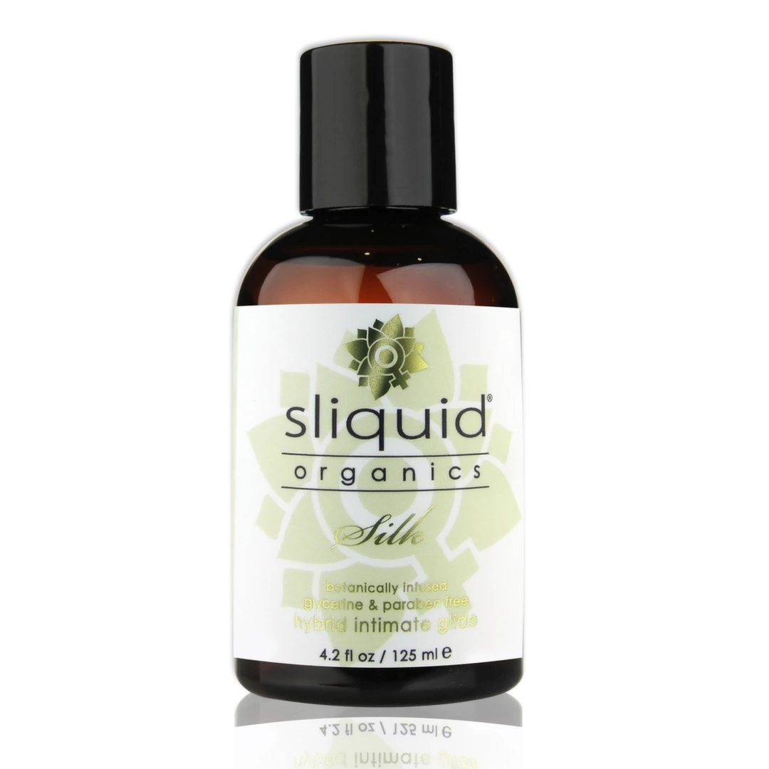 Lubrykant dopochwowy z ekstraktem z aloesu o działaniu nawilżającym na bazie hybrydowej Sliquid Organics Silk 125 ml