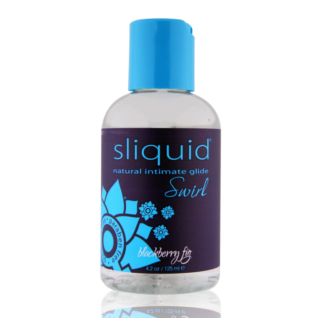 Wodny lubrykant dopochwowy o smaku jeżynowym Sliquid Naturals Swirl 125 ml