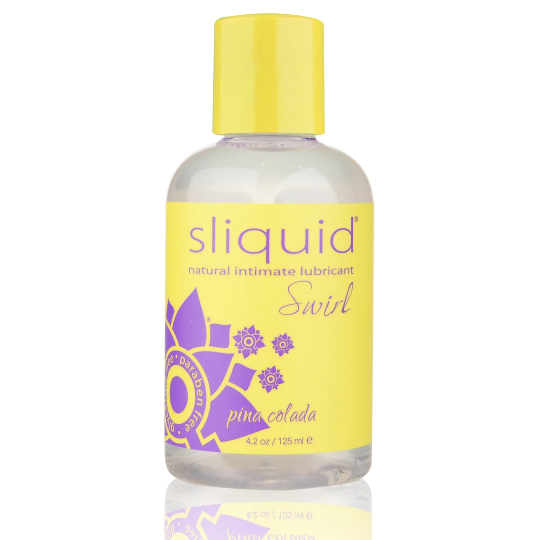 Wodny lubrykant dopochwowy o smaku Pina Colada Sliquid Naturals Swirl 125 ml
