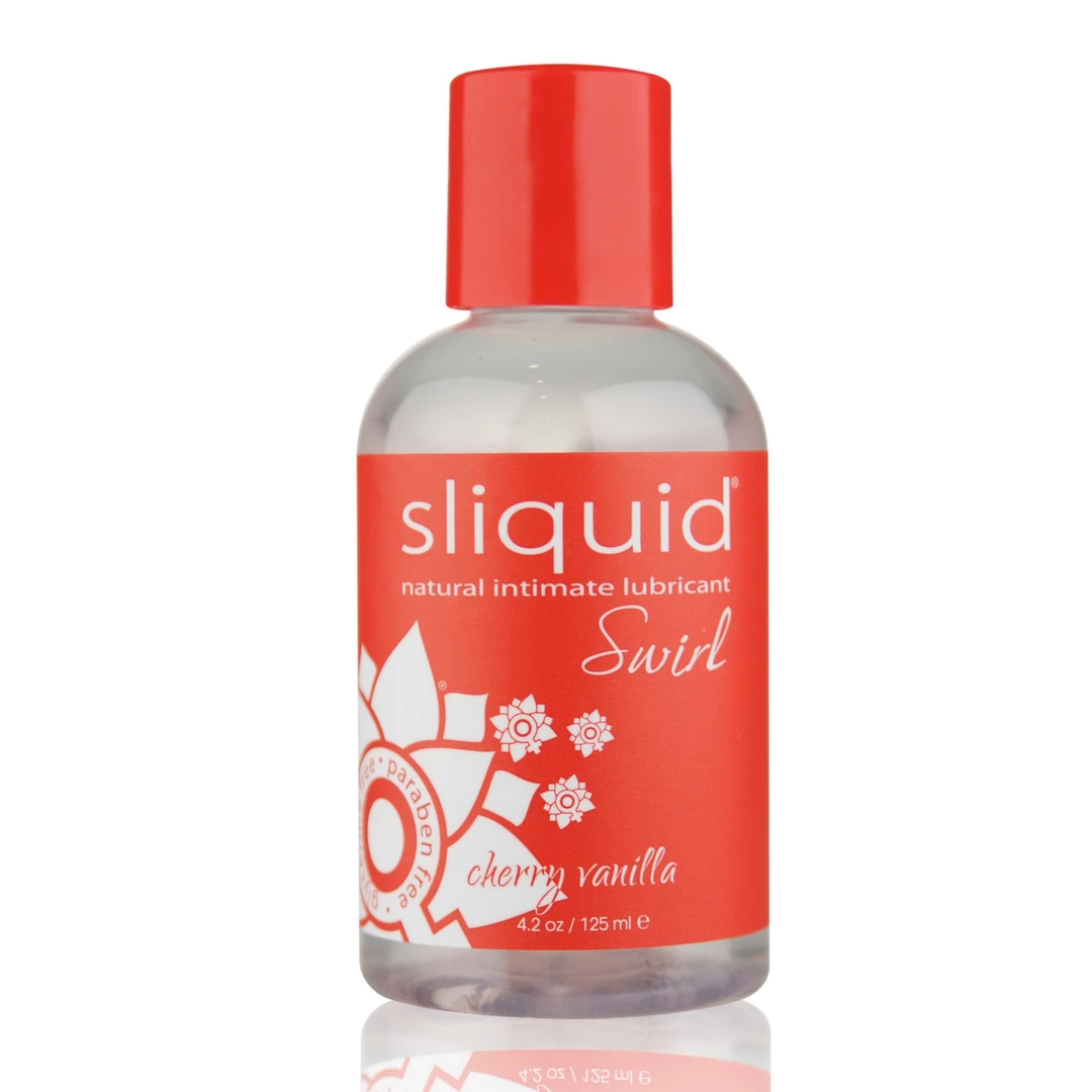 Wodny lubrykant dopochwowy o smaku wiśniowym i waniliowym Sliquid Naturals Swirl 125 ml