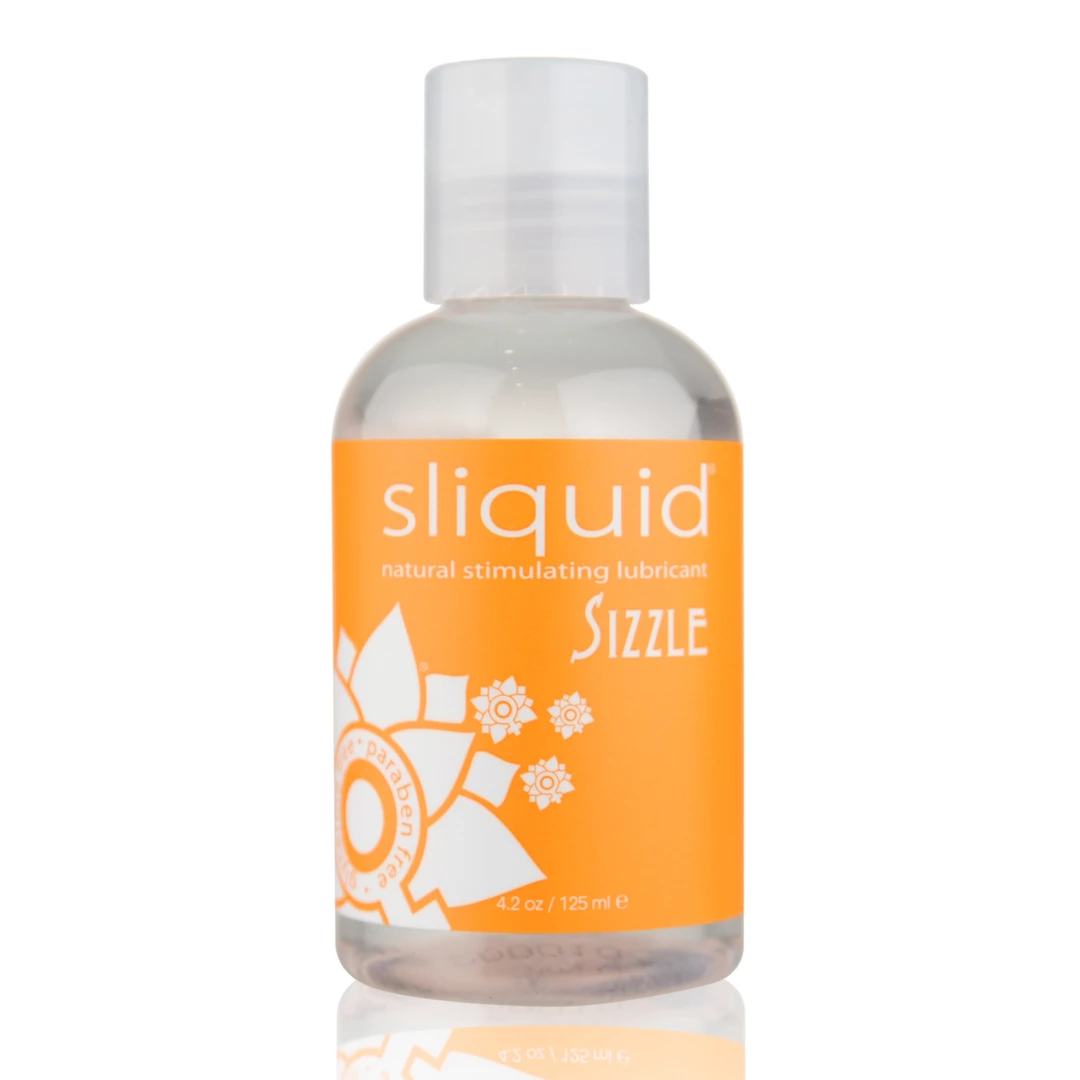 Lubrykant wodny o działaniu rozgrzewającym, metolowym i stymulującym do seksu waginalnego Sliquid Naturals Sizzle 125 ml