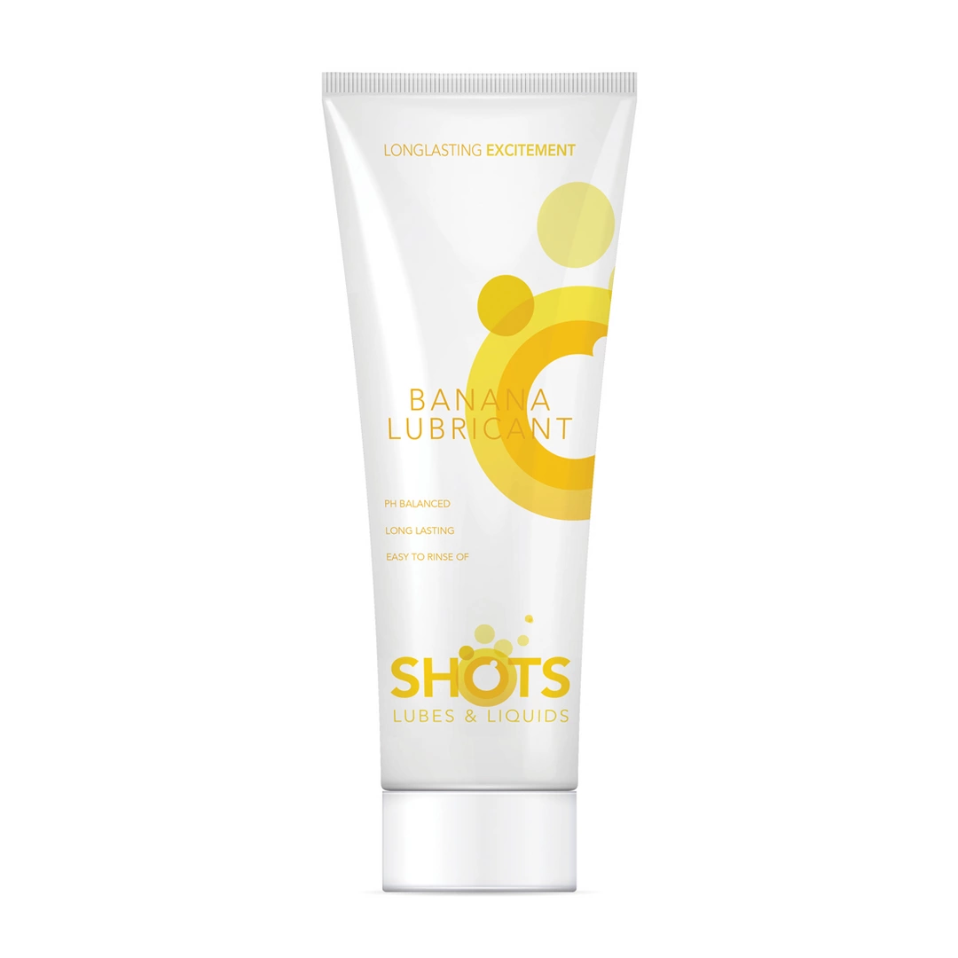 Wodny lubrykant nawilżający o smaku bananowym Shots Lubes Liquids by Shots 100 ml