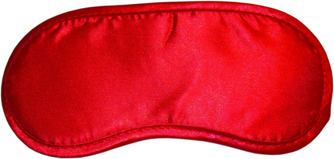Maska na oczy - S&M Satin Blindfold Red