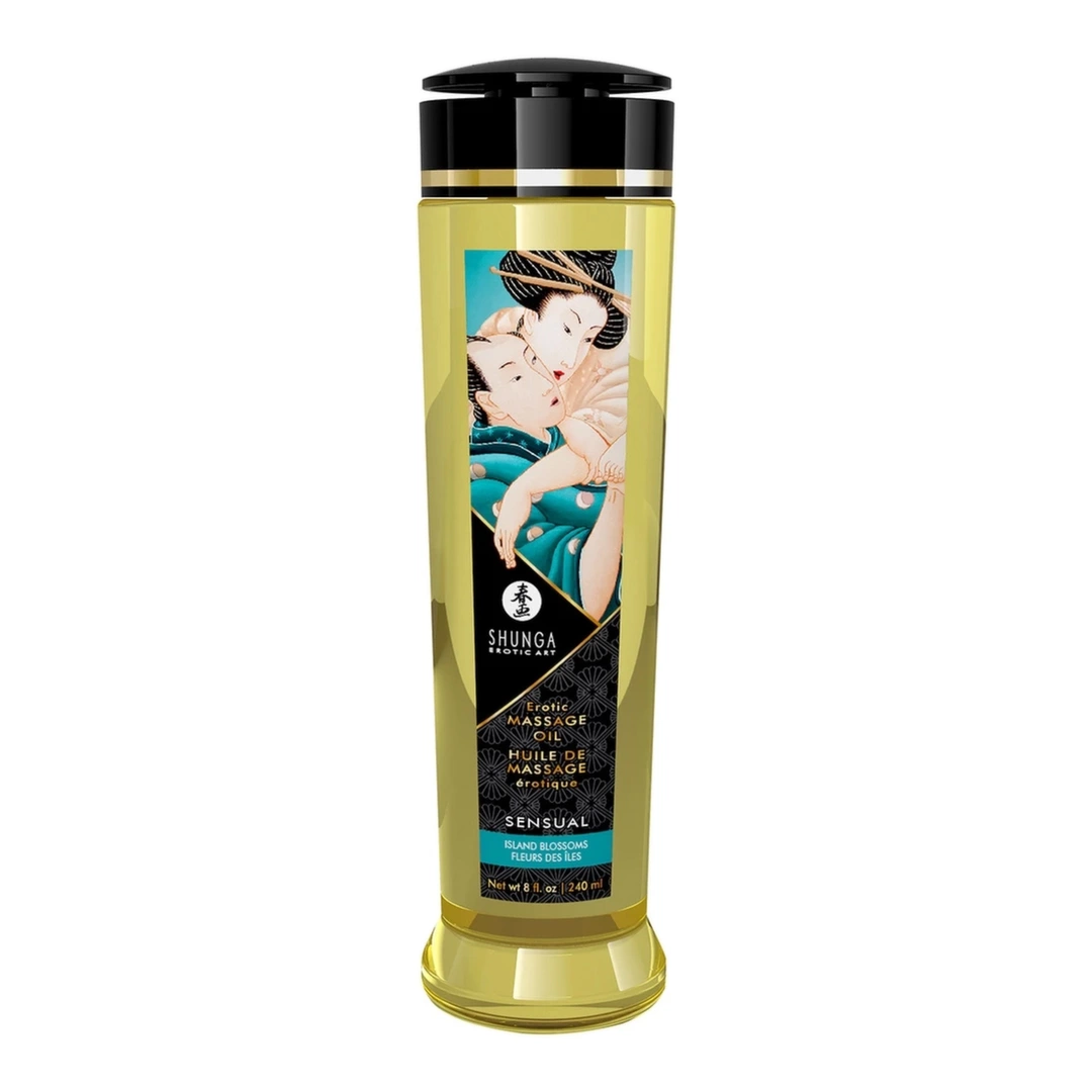 Olejek do masażu z aromatem egzotycznych kwiatów Shunga 240 ml