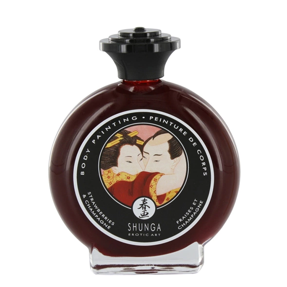 Jadalna farba do ciała - Shunga Bodypainting Strawberries & Champagne 100 ml