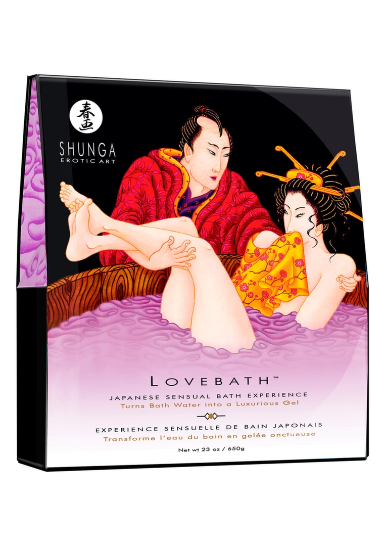 Zestaw do żelowej kąpieli - Shunga Lovebath Sensual Lotus 650g