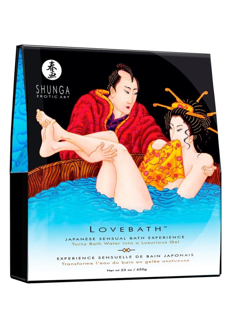 Zestaw do żelowej kąpieli - Shunga Lovebath Ocean Temptations 650g
