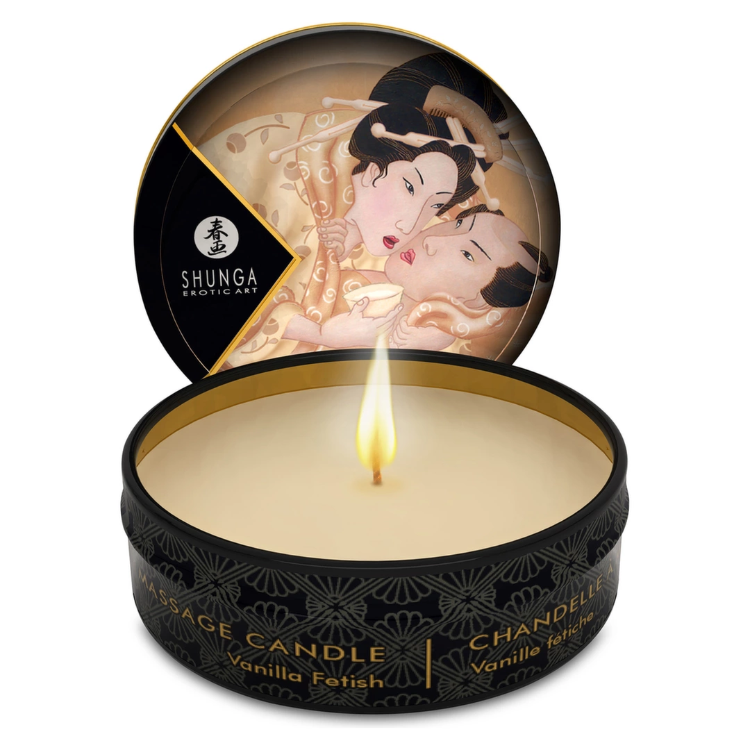 Świeca do masażu z aromatem wanilii Shunga 30 ml