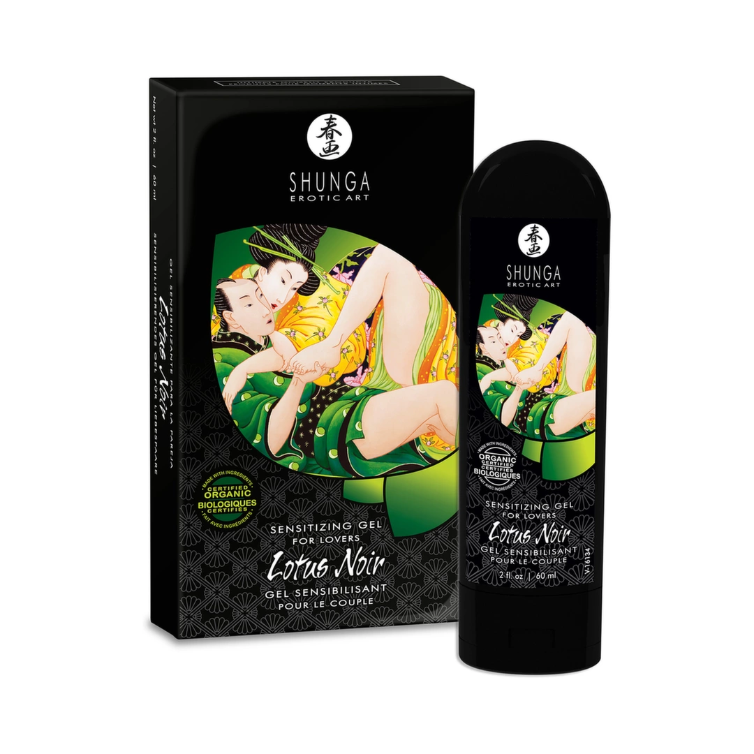 Żel stymulujący i chłodzący dla par Shunga Lotus Noir 60 ml