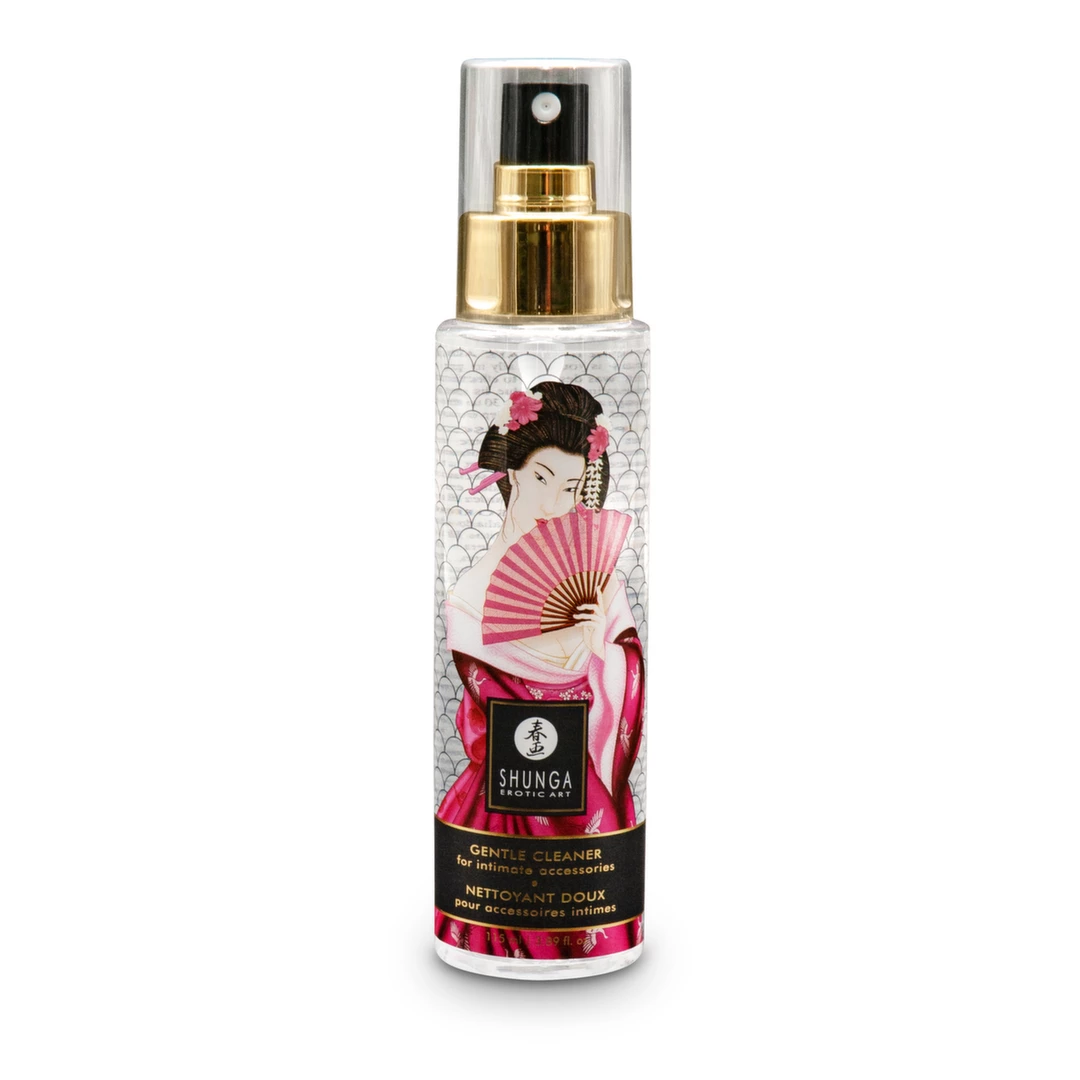 Spray do czyszczenia zabawek i akcesoriów erotycznych Shunga Gentle 115 ml