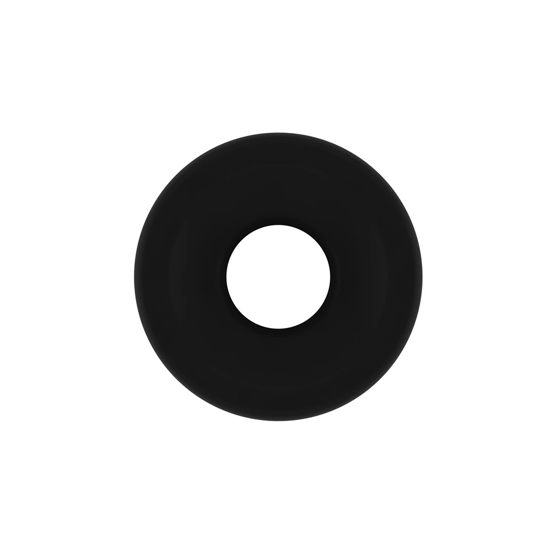 Zatyczka z wydrążonym tunelem duża wykonana z elastomeru termoplastycznego w kolorze czarnym SONO No.51