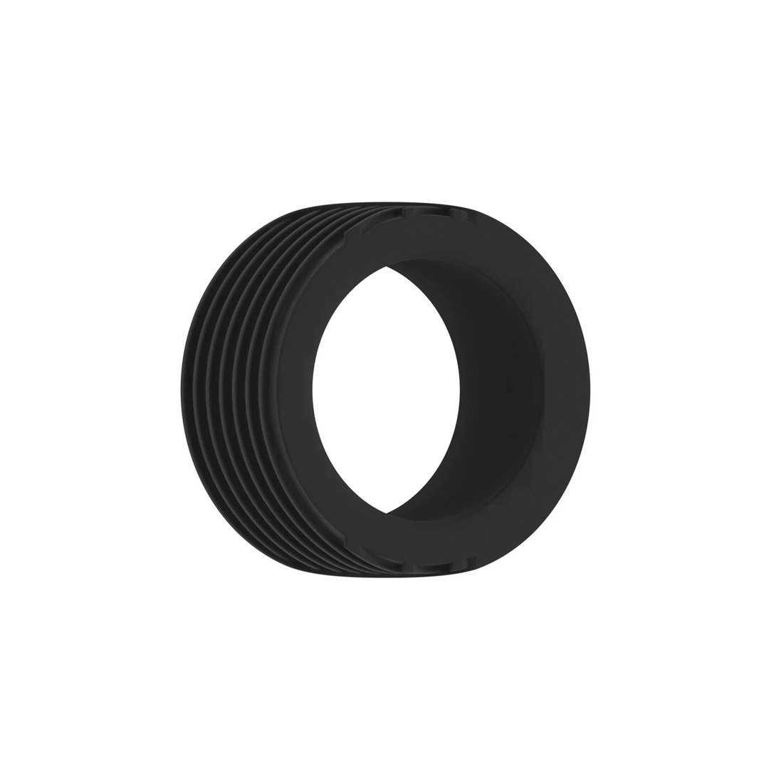 Pierścień erekcyjny do penisa w kolorze czarnym No.42 Cockring
