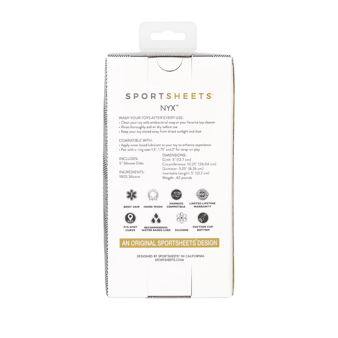 Dildo silikonowe z przyssawką Sportsheets Nexus Nyx Coral 15 cm