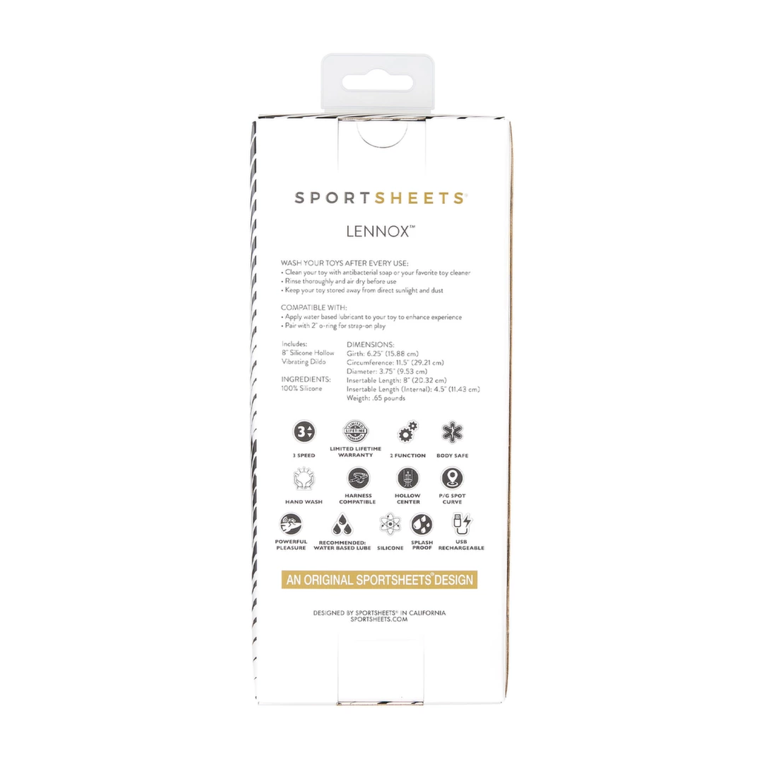 Nasada do strapon silikonowa do masturbacji waginy w kolorze niebieskim Sportsheets Nexus Lennox Emerald