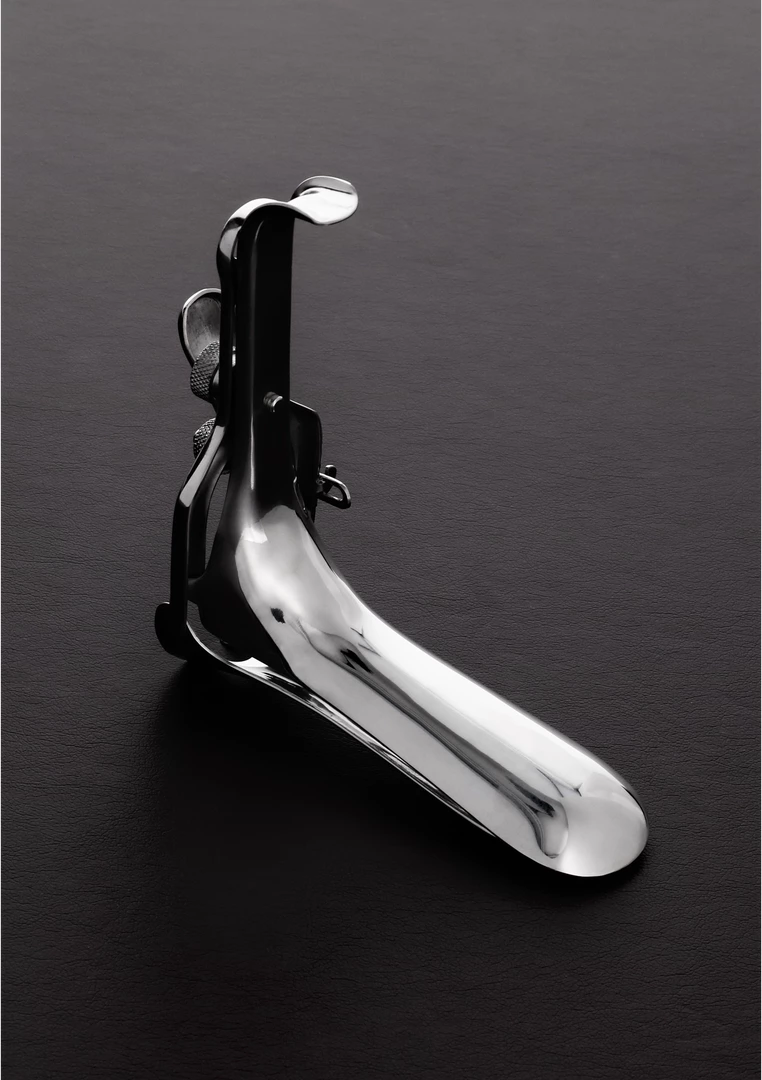 Steel Power Tools - Stalowy pierścień anatomiczny na mosznę, duży