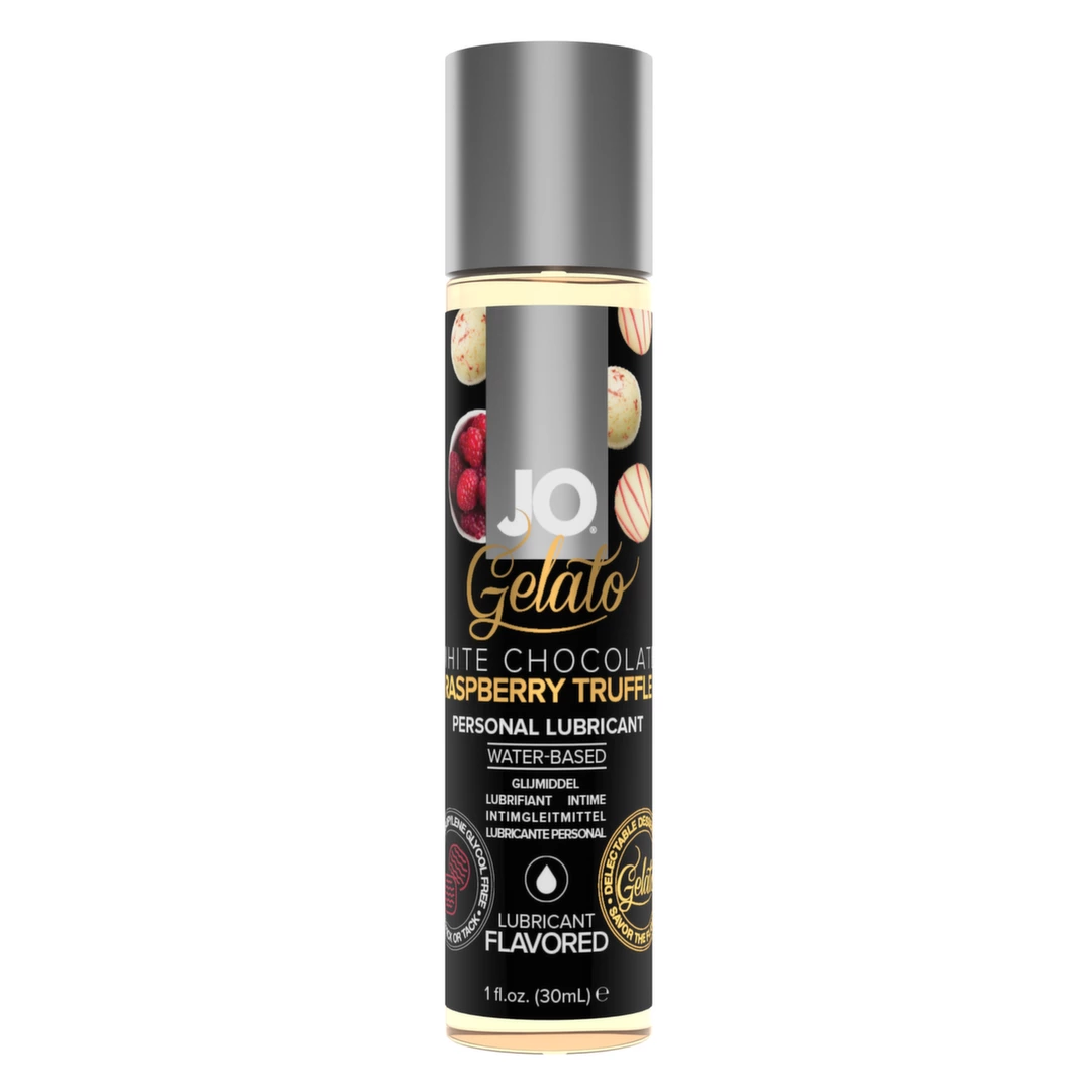 Lubrykant dopochwowy na bazie wody o smaku białej czekolady i malinowym System JO H2O Gelato 30 ml