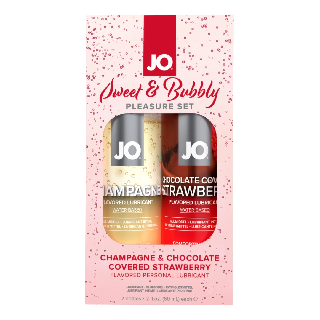 Zestaw smakowych lubrykantów na bazie wody System JO Sweet & Bubbly 2 x 60 ml