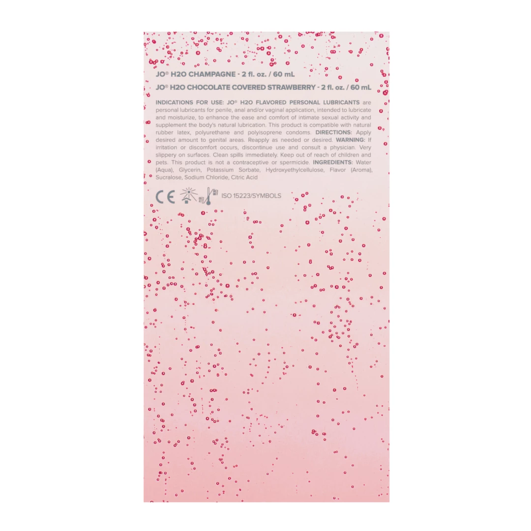 Zestaw lubrykantów JO Sweet & Bubbly na bazie wody 2×60 ml