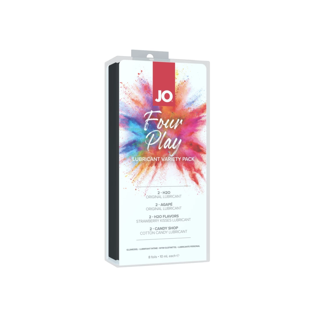 Zestaw lubrykantów na bazie wody System JO Four Play Variety Pack 8 x 10 ml