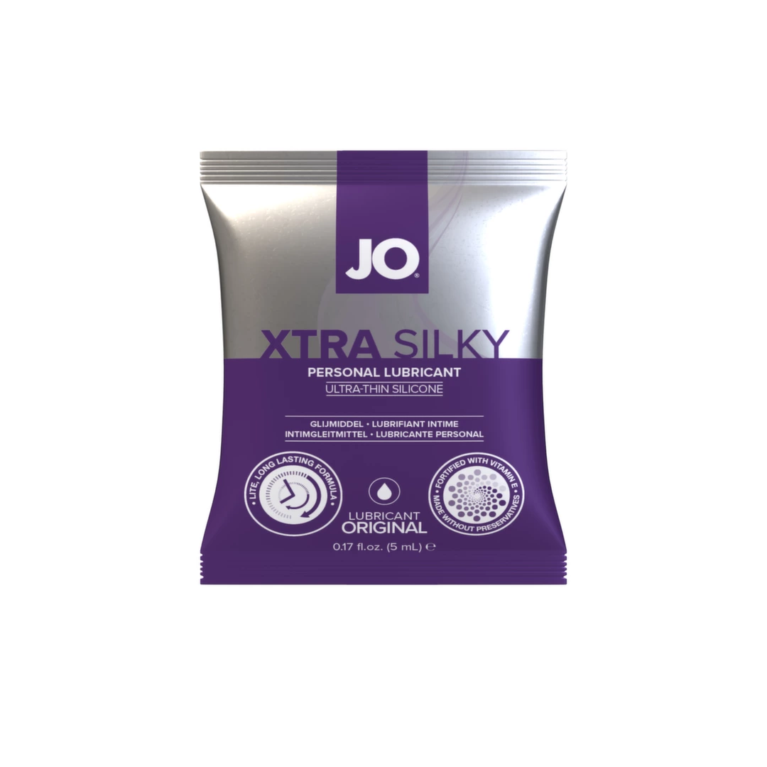 Lubrykant na bazie silikonu w saszetkach System JO Xtra Silky 5 ml