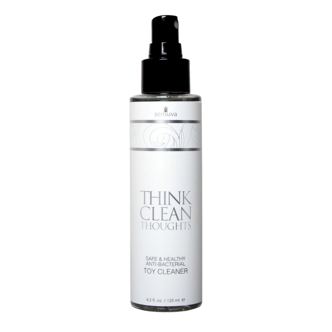 Spray do czyszczenia zabawek i akcesoriów erotycznych Sensuva Think Clean 125 ml