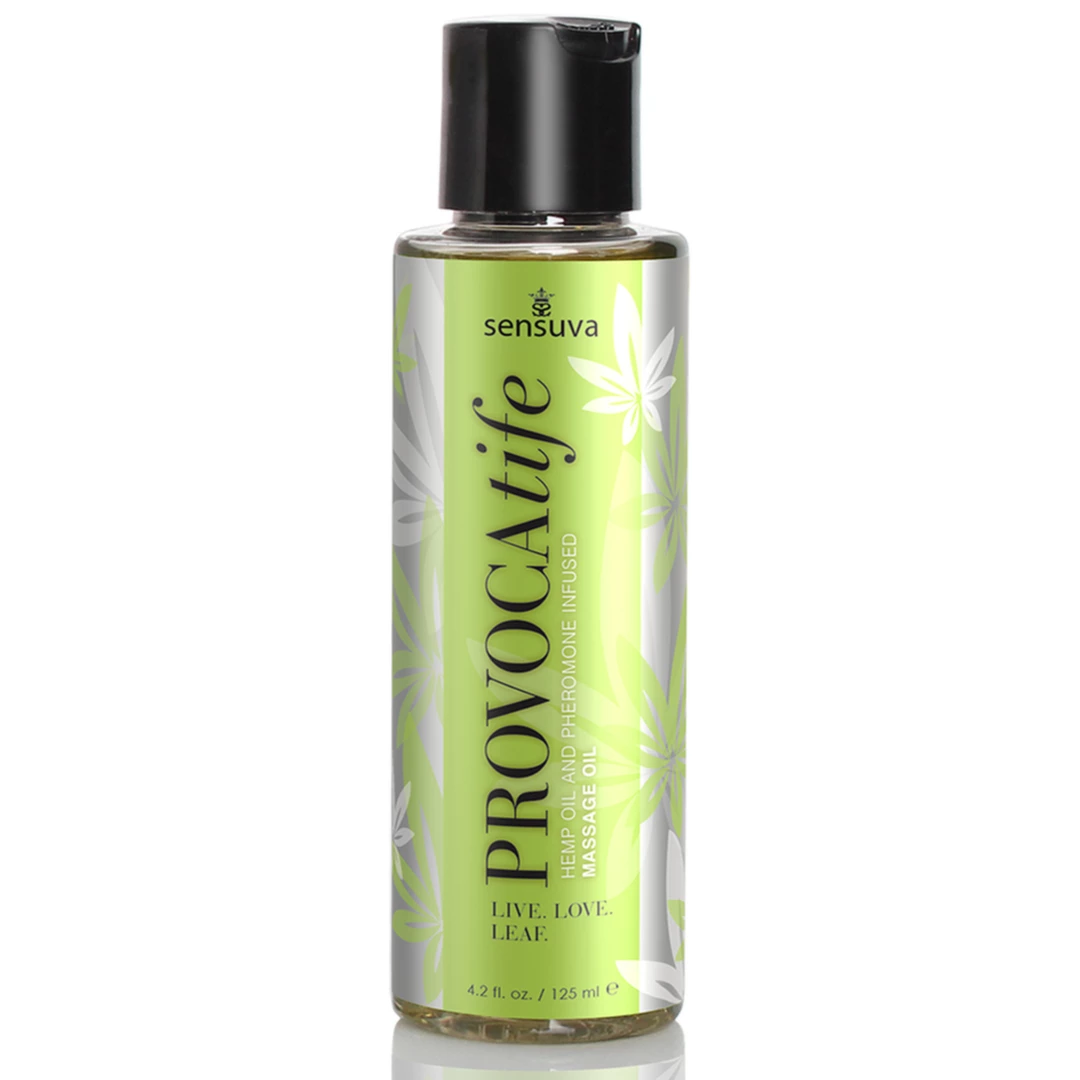 Olejek do masażu z aromatem konopnym Sensuva Provocatife 125 ml