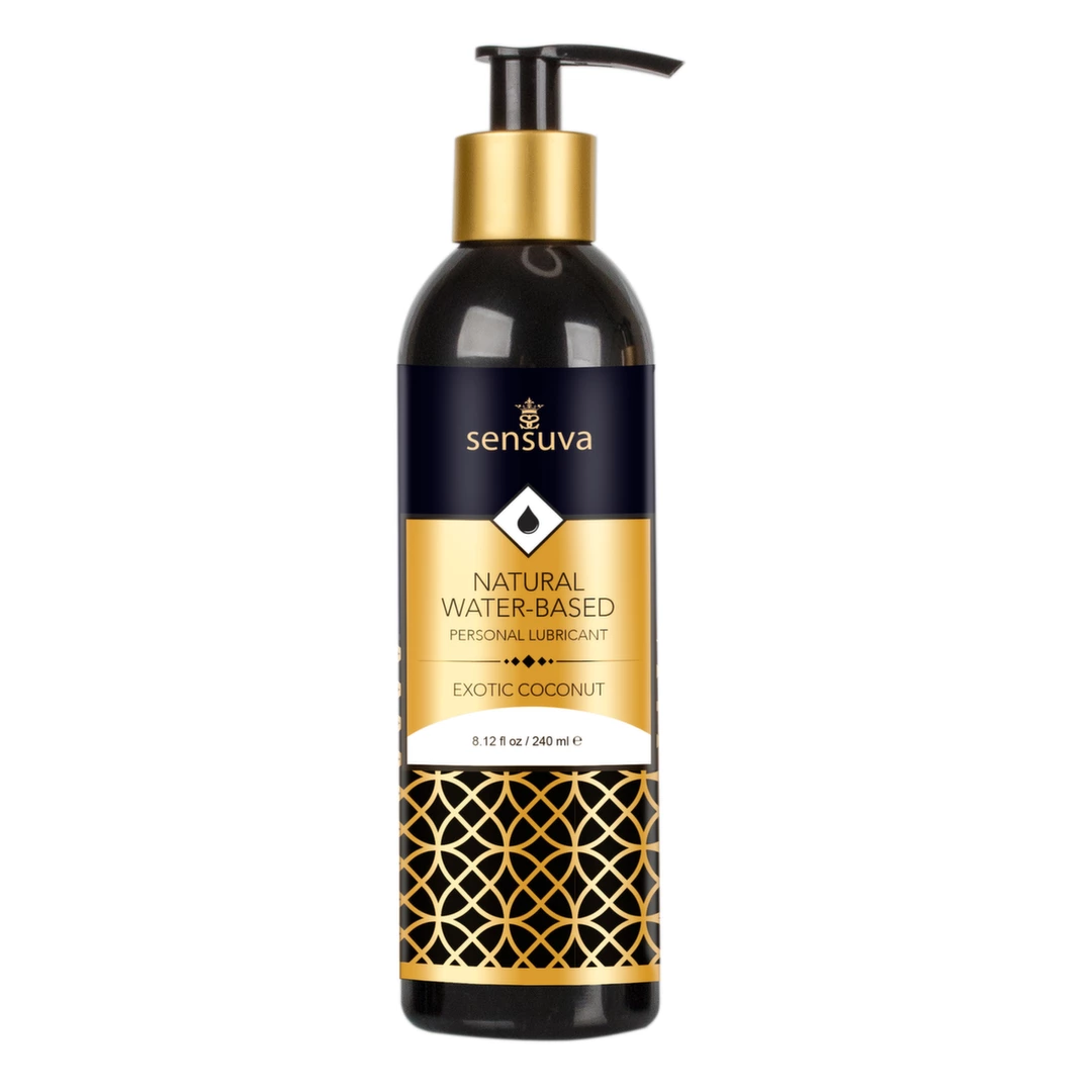 Lubrykant dopochwowy i analny na bazie wody o smaku kokosowym Sensuva Natural Water 240 ml