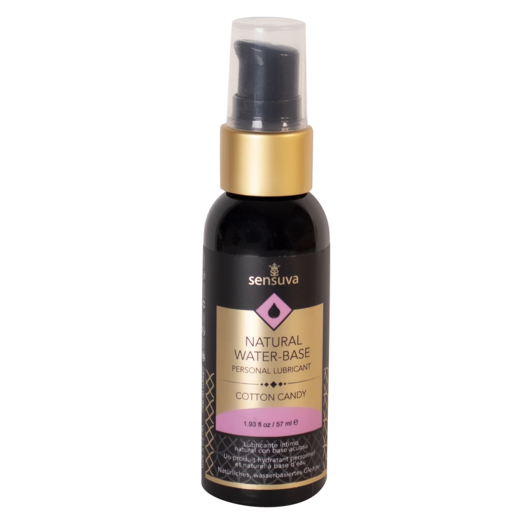 Wodny lubrykant dopochwowy o smaku waty cukrowej Sensuva Natural Water Based 57 ml