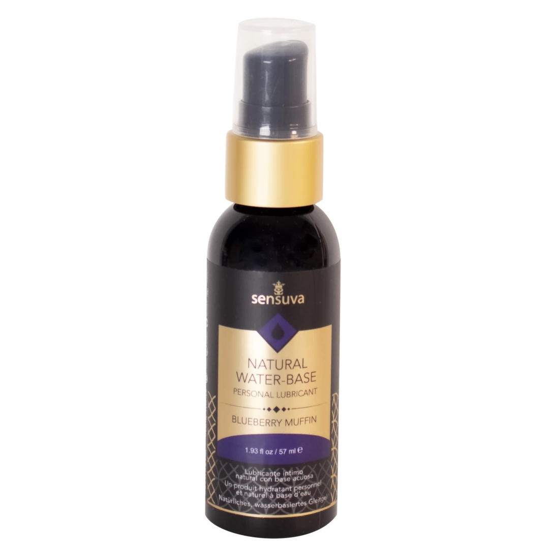 Lubrykant dopochwowy na bazie wody o smaku jagodowej babeczki Sensuva Natural Water Based 57 ml