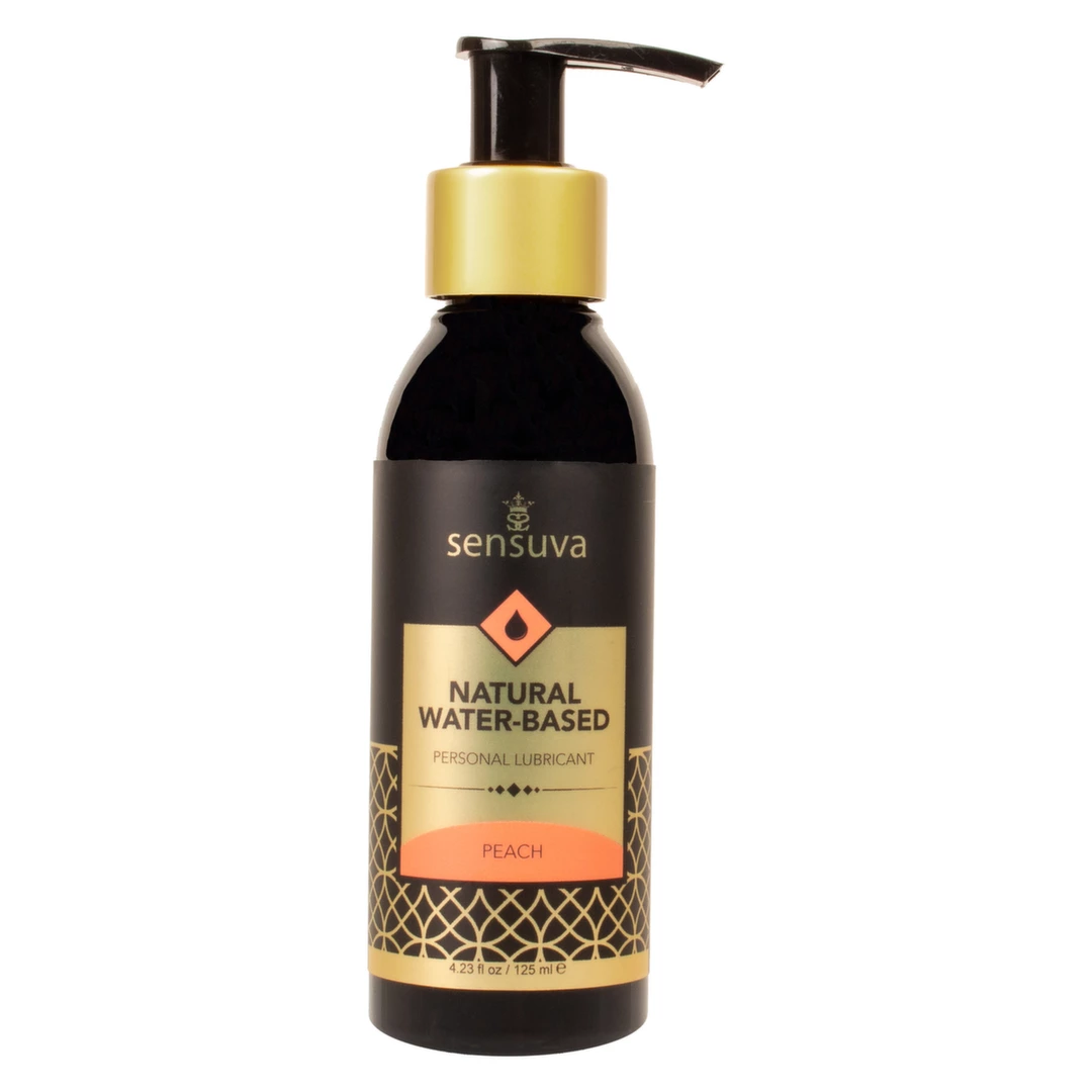 Wodny lubrykant dopochwowy o smaku brzoskwiniowym Sensuva Natural Water Based 125 ml