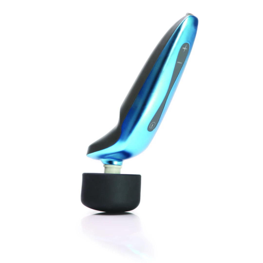 Mocny niebieski wibrator silikonowy do masturbacji łechtaczki Tantus Rumble
