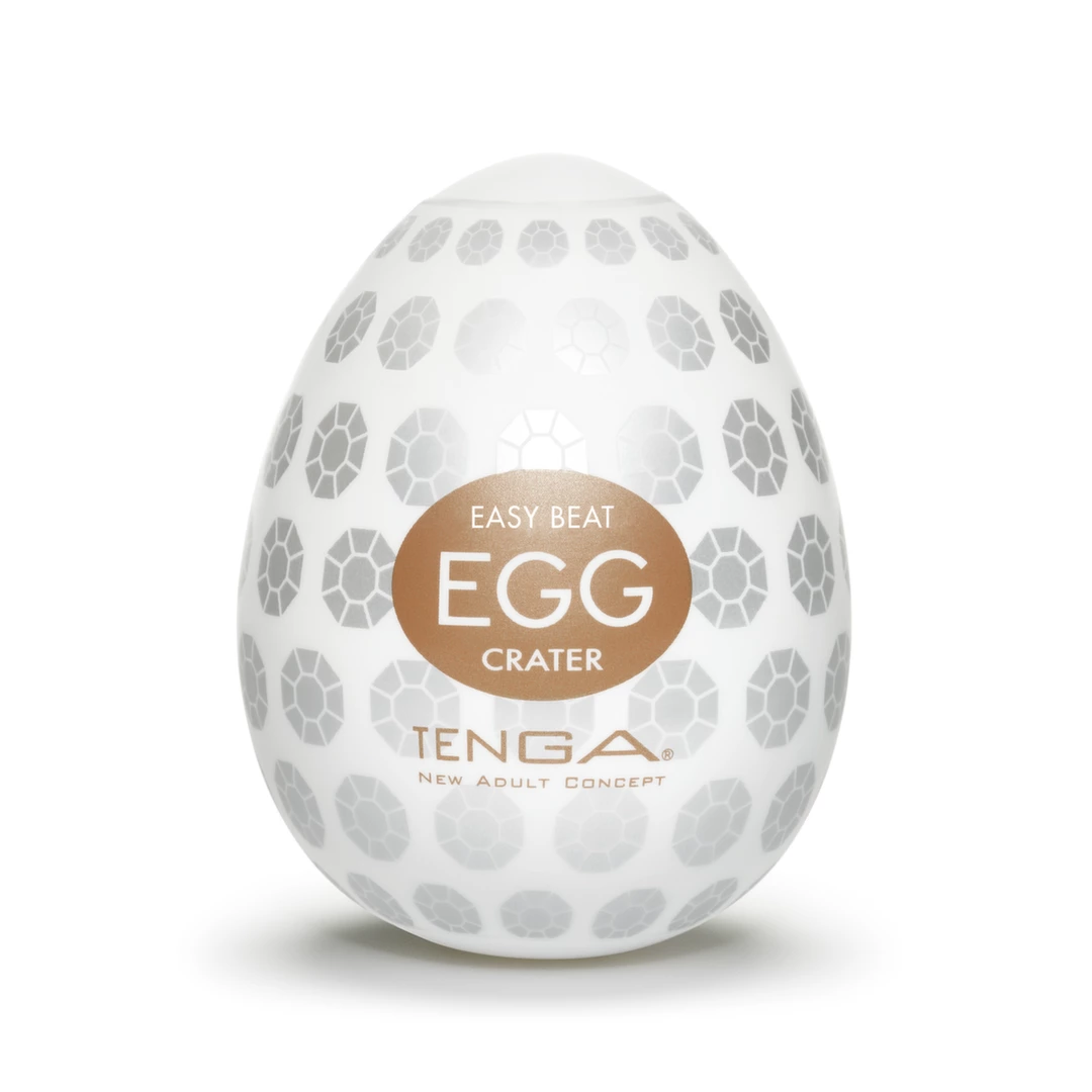 Masturbator jajko biały do masturbacji penisa Tenga Egg Crater 
