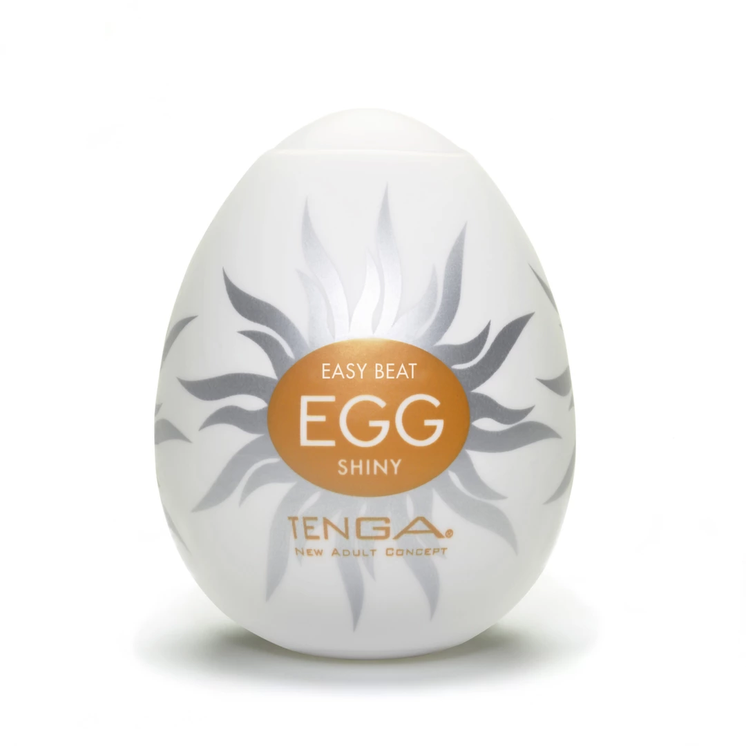 Masturbator jajko biały do masturbacji penisa Tenga Egg Shiny 