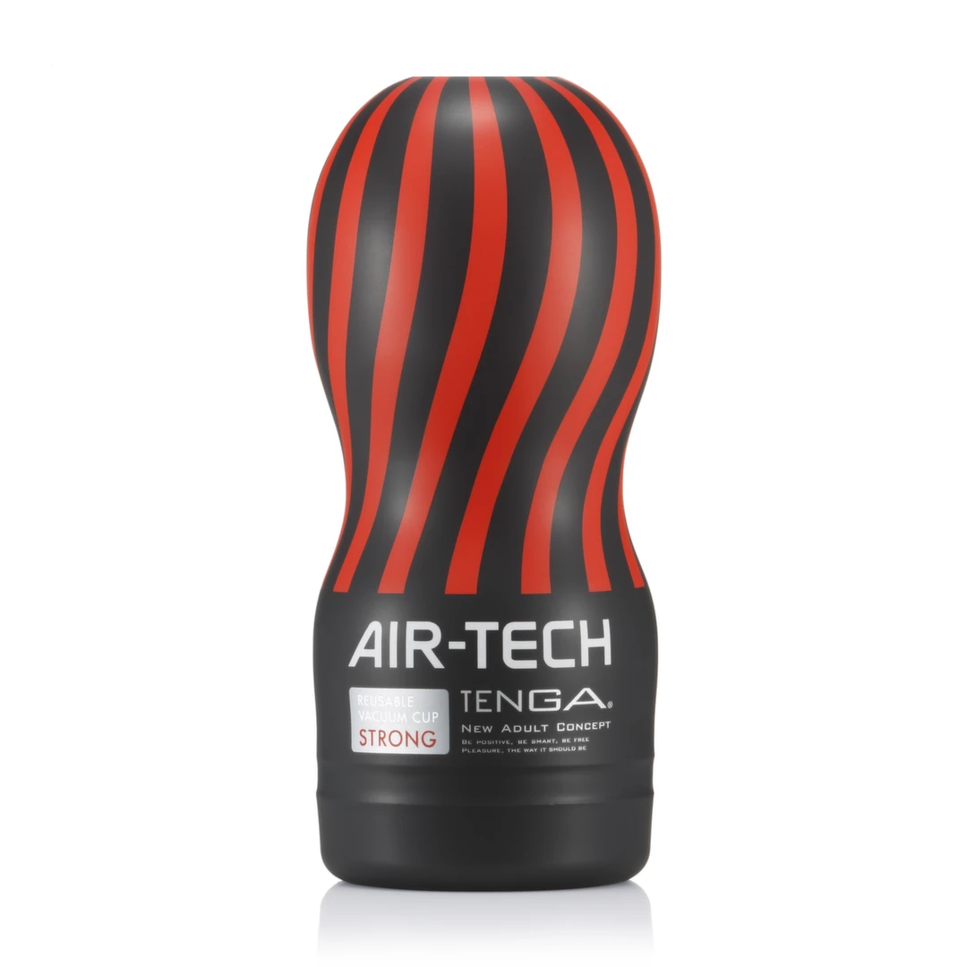 Masturbator czarno czerwony do podciśnieniowej masturbacji penisa Tenga Air-Tech