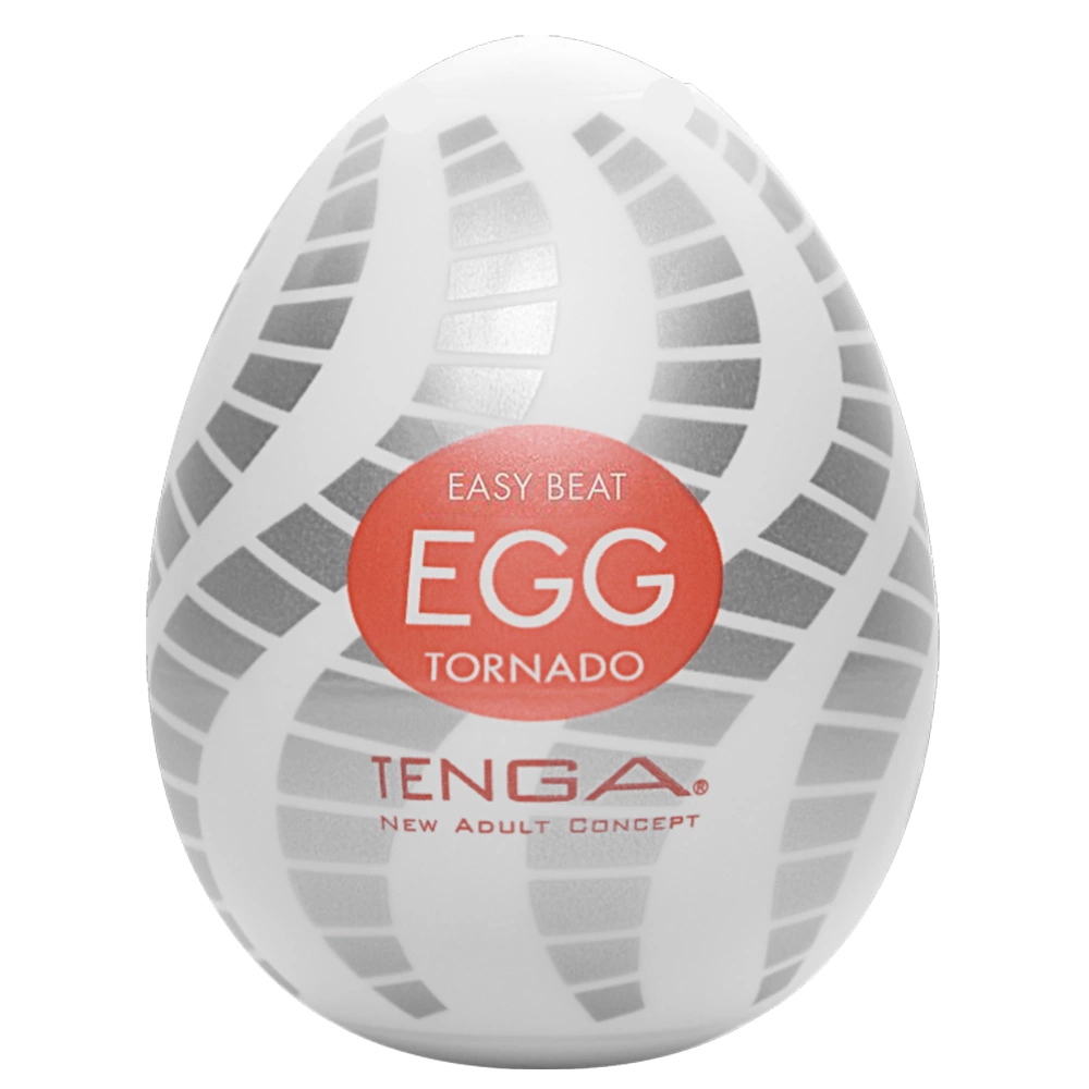 Masturbator biały do masturbacji penisa Tenga Egg Tornado