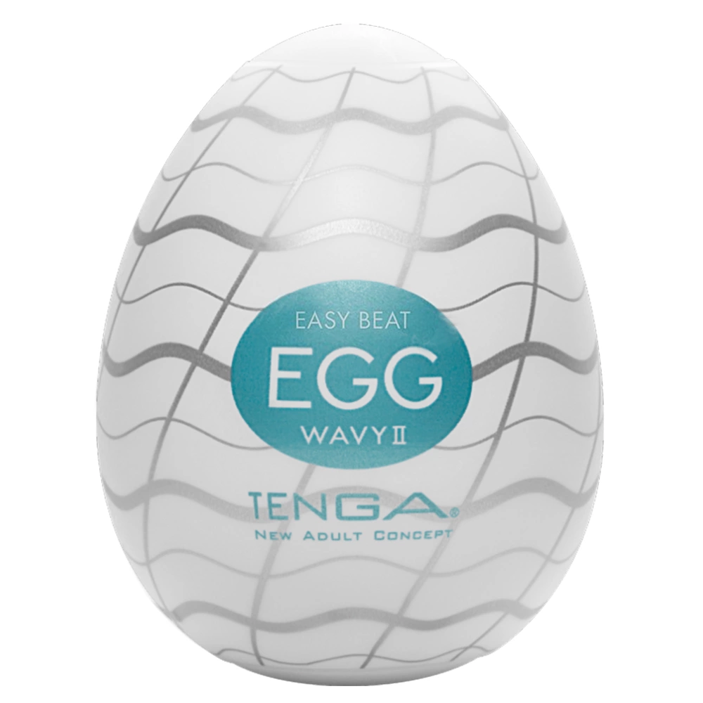 Masturbator biały do masturbacji penisa Tenga Egg Wavy 
