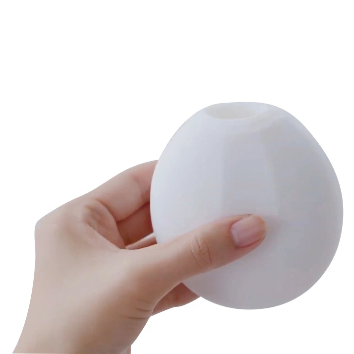 Masturbator biały okrągły z koralową strukturą wewnątrz Tenga Geo Coral