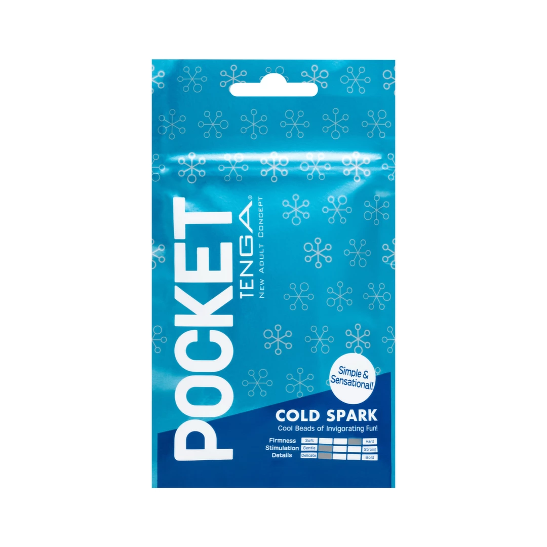Masturbator kieszonkowy jednorazowy do masturbacji penisa Tenga Pocket Cold Spark