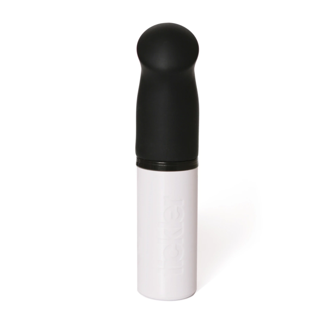 Wibrator z płaską końcówką do stymulacji łechtaczki silikonowy w kolorze czarno białym Tickler Vibes Posh Pocket Toyfriend Wibrator z płaską końcówką do stymulacji łechtaczki silikonowy w kolorze czarno białym Tickler Vibes Posh Pocket Toyfriend