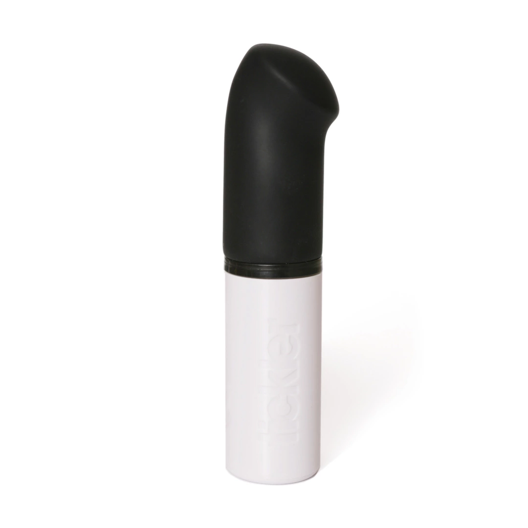 Wibrator z płaską końcówką do stymulacji łechtaczki silikonowy w kolorze czarno białym Tickler Vibes Posh Pocket Toyfriend Wibrator z płaską końcówką do stymulacji łechtaczki silikonowy w kolorze czarno białym Tickler Vibes Posh Pocket Toyfriend