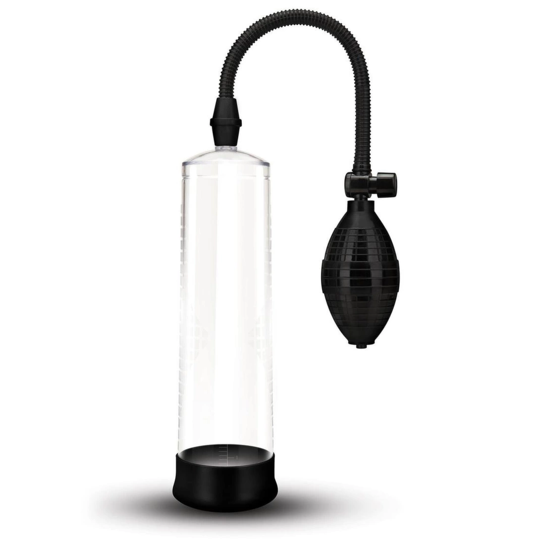 Klasyczna pompka do penisa przezroczysta wykonana z silikonu i plastiku z pompką kulkową ręczną Size Up Classic Ball