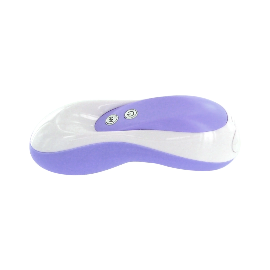 Miniwibrator silikonowy do stymulacji łechtaczki w kolorze fioletowo białym Vibe Therapy Ascendancy