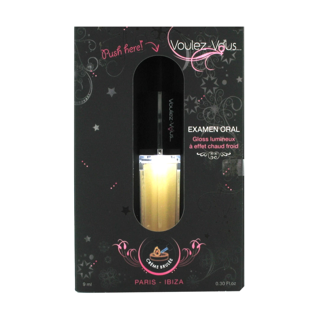 Szminka stymulująca penisa o smaku creme brulee Voulez-Vous... Light Gloss 9 ml
