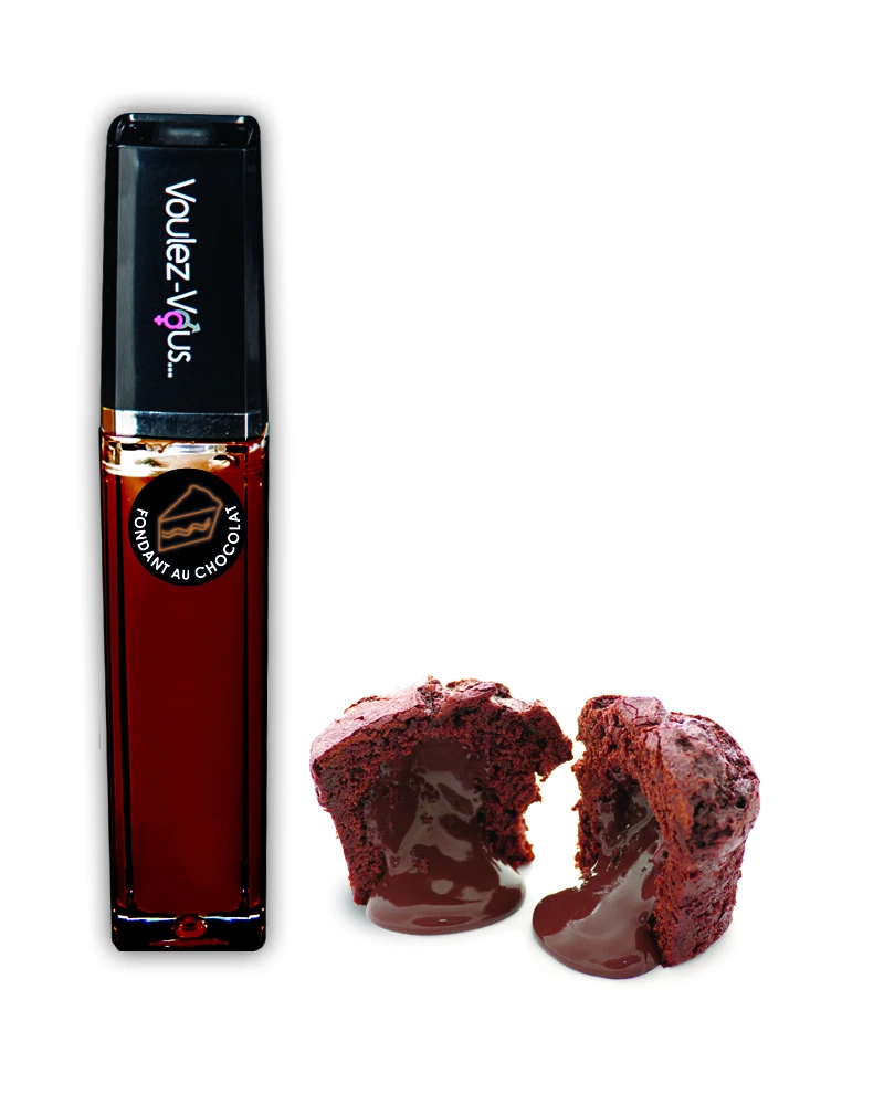 Szminka stymulujacy penis o smaku ciasta czekoladowego Voulez-Vous... Light Gloss 9 ml