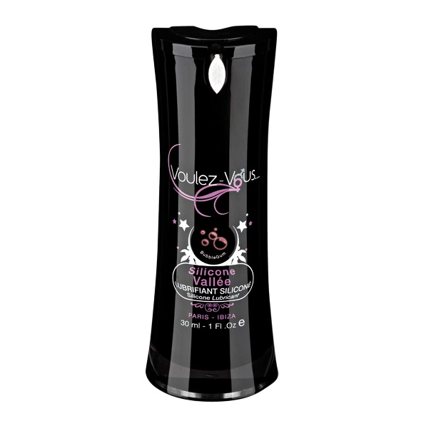 Wodoodporny lubrykant dopochwowy na bazie silikonu do seksu waginalnego o smaku gumy do żucia Voulez-Vous Silicone 30 ml Wodoodporny lubrykant dopochwowy na bazie silikonu do seksu waginalnego o smaku gumy do żucia Voulez-Vous Silicone 30 ml