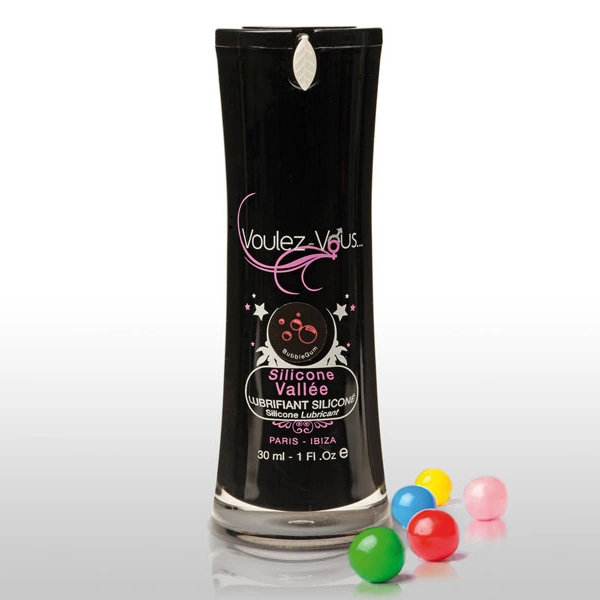 Wodoodporny lubrykant dopochwowy na bazie silikonu do seksu waginalnego o smaku gumy do żucia Voulez-Vous Silicone 30 ml Wodoodporny lubrykant dopochwowy na bazie silikonu do seksu waginalnego o smaku gumy do żucia Voulez-Vous Silicone 30 ml