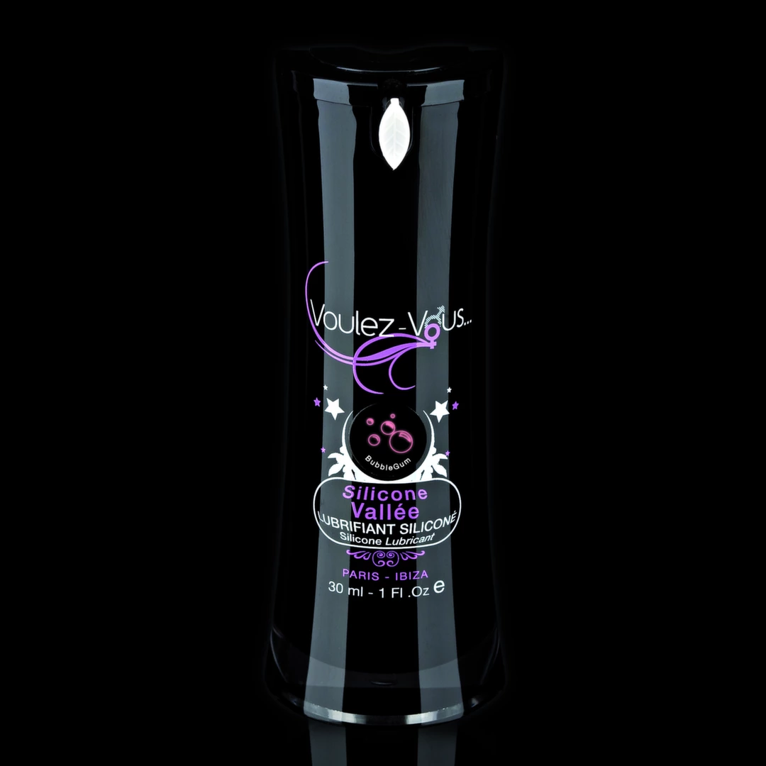 Wodoodporny lubrykant dopochwowy na bazie silikonu do seksu waginalnego o smaku gumy do żucia Voulez-Vous Silicone 30 ml