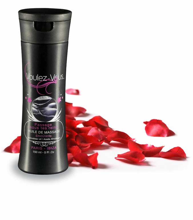 Olejek do masażu o zapachu płatków róży Voulez-Vous... 150 ml